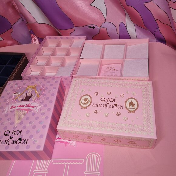 Sailor Moon Jewelry Box Lot Qpot Japan Mars Pluto Jupiter Accessory Case Japan - Picture 6 of 16